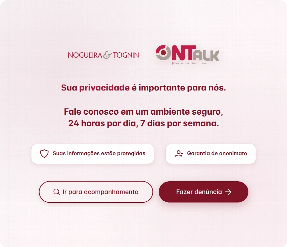 Tela inicial do canal NTALK